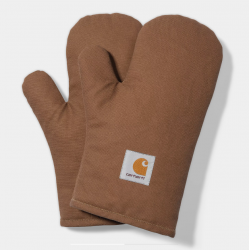 CARHARTT WIP CANVAS OVEN MITT SET - HAMILTON BROWN