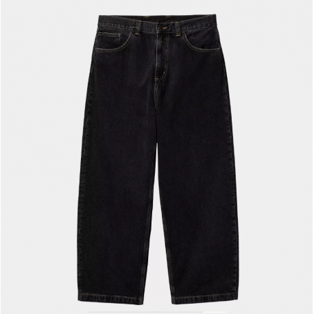 PANTALON CARHARTT WIP BRANDON - BLACK STONE WASHED