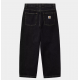 PANTALON CARHARTT WIP BRANDON - BLACK STONE WASHED