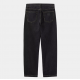 PANTALON CARHARTT WIP AARON PANT - BLACK STONE WASHED