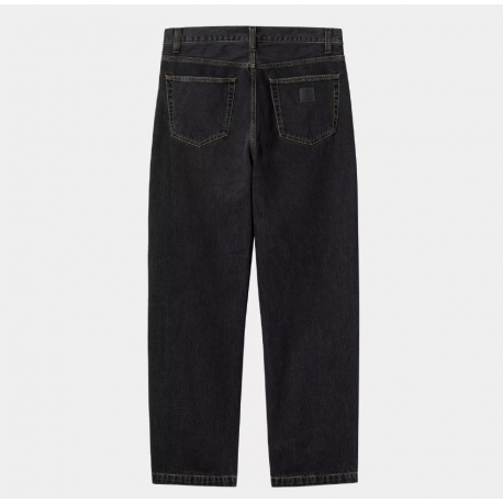 PANTALON CARHARTT WIP AARON PANT - BLACK STONE WASHED