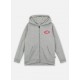 SWEAT JUNIOR VANS SPRAY ON HOODIE ZIP - CEMENT HEATHER