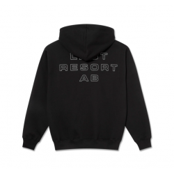 SWEAT LAST RESORT AB EUROSTYLE HOODIE - BLACK WHITE