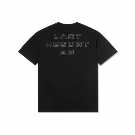 T-SHIRT LAST RESORT AB EUROSTYLE TEE - BLACK WHITE