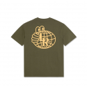 T-SHIRT LAST RESORT AB ATLAS MONOGRAM - TACTILE GREEN