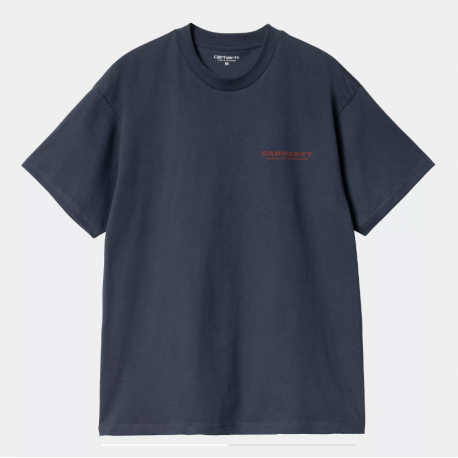 T-SHIRT CARHARTT WIP RUNAWAY - BLUE VERMILLION