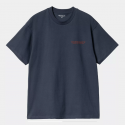 T-SHIRT CARHARTT WIP RUNAWAY - BLUE VERMILLION