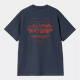 T-SHIRT CARHARTT WIP RUNAWAY - BLUE VERMILLION