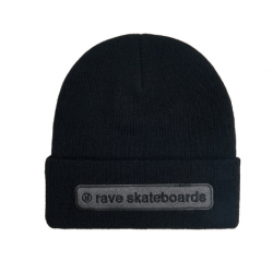 BONNET RAVE CORE LOGO BEANIE - BLACK 