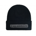 BONNET RAVE CORE LOGO BEANIE - BLACK 