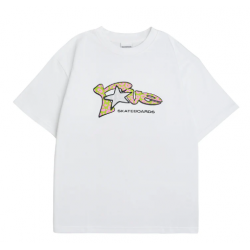 T-SHIRT RAVE NEEDY TEE - WHITE 