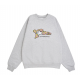 SWEAT RAVE NEEDY CREWNECK - ASH GREY