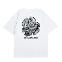 T-SHIRT RAVE PLASTIH TEE - WHITE