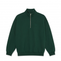 SWEAT POLAR FRANKIE HALF ZIP SWEATER - DARK EMERALD