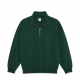 SWEAT POLAR FRANKIE HALF ZIP SWEATER - DARK EMERALD