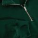 SWEAT POLAR FRANKIE HALF ZIP SWEATER - DARK EMERALD