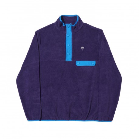 VESTE POLAIRE HELAS CAPS GONE QUARTER FLEECE - PURPLE