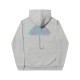 SWEAT HELAS CAPS SPLASH HOODIE - HEATHER GREY