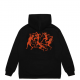 SWEAT JACKER DEVILS DANCE HOODIE - BLACK