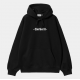 SWEAT CARHARTT WIP HOODED GREATEST HITS - BLACK WHITE