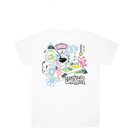 T-SHIRT JACKER DISTILLERY - WHITE