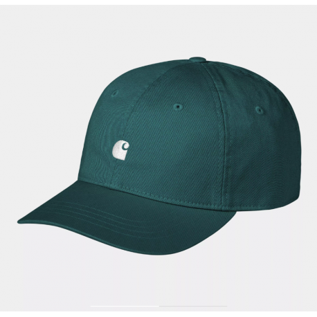 CASQUETTE CARHARTT WIP MADISON LOGO - MALACHITE WHITE