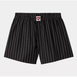 BOXER CARHARTT WIP COTTON SEATON STRIPE - BLACK