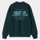 SWEAT CARHARTT WIP GREATEST FLICKS SWEAT - DEEP LAGON 