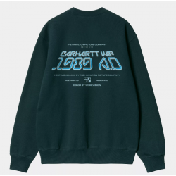 SWEAT CARHARTT WIP GREATEST FLICKS SWEAT - DEEP LAGON 