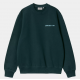 SWEAT CARHARTT WIP GREATEST FLICKS SWEAT - DEEP LAGON 