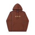 SWEAT HELAS CAPS FREE HOODIE - BROWN