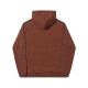 SWEAT HELAS CAPS FREE HOODIE - BROWN